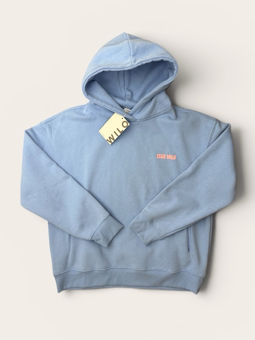 Wilo the Label Blue Love Club Oversized Hoodie NWT